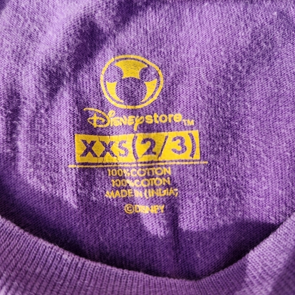 Disney Princess Cinderella Purple Short Sleeve Kids Tee Size XXS 2-3 - Picture 4 of 6